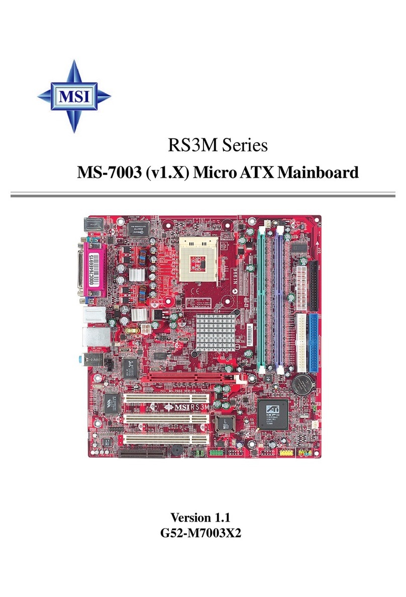 MSI MS-7003 User manual
