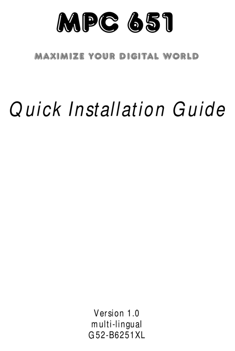 MSI MPC 651 User manual MSI MPC 651 User manual