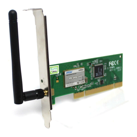 MSI PC54G3 User manual