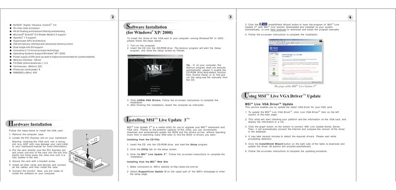 MSI NX6600-VTD128E User manual