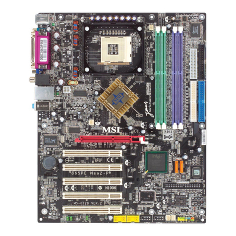 MSI 865PE Neo2-P Platinum Edition User manual MSI 865PE Neo2-P Platinum Edition User manual