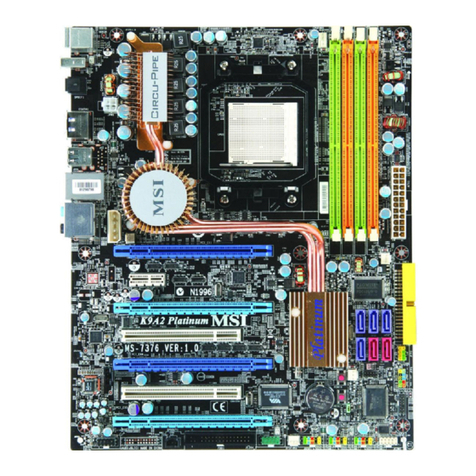 MSI K9A PLATINUM - Motherboard - ATX User manual