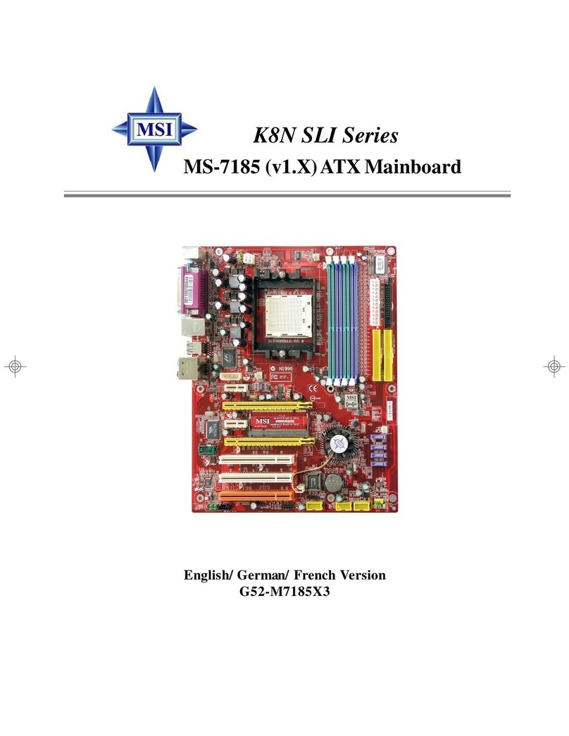 MSI K8N SLI-F User manual MSI K8N SLI-F User manual