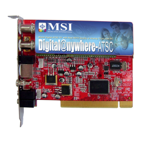 MSI Digital@nywhere-ATSC User manual MSI Digital@nywhere-ATSC User manual