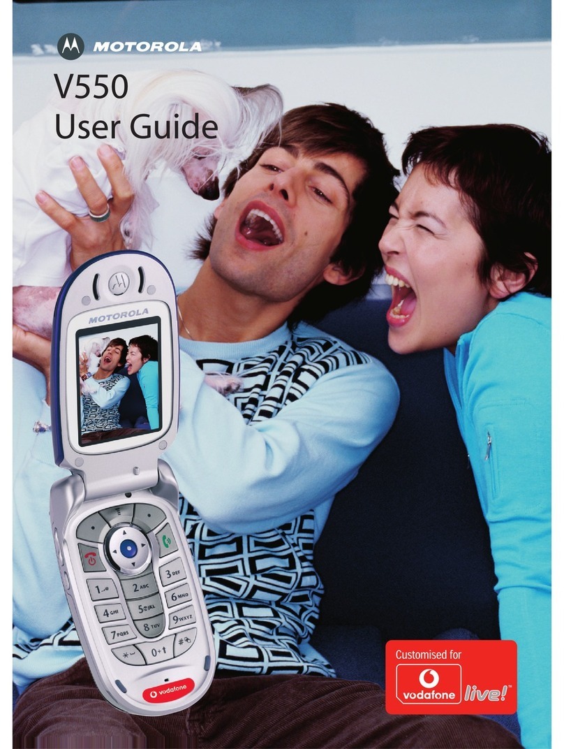 Motorola V550 User manual