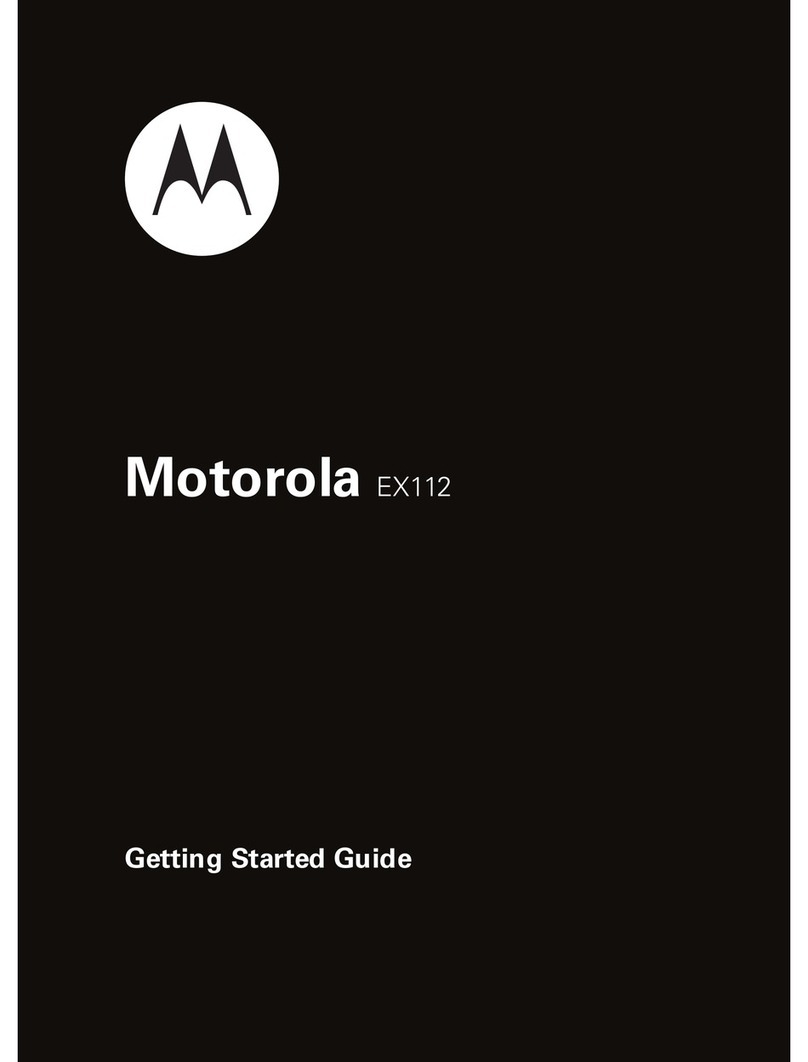 Motorola EX115 User manual