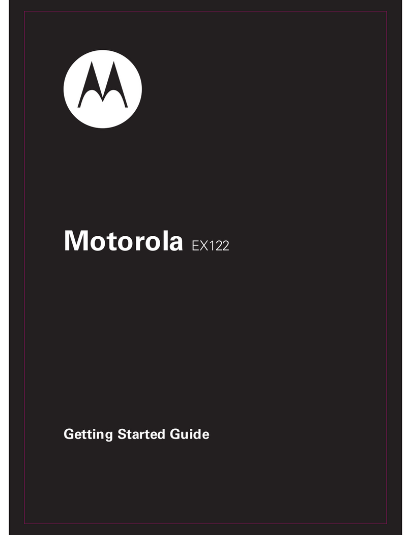 Motorola EX122 User manual