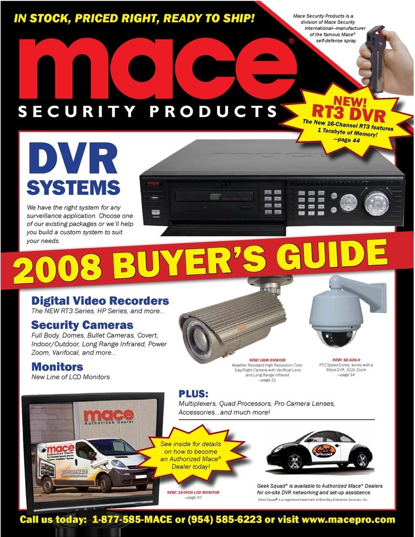 Mace CAM-50MH User manual