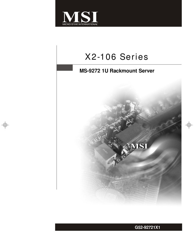 MSI X2-106A3R User manual