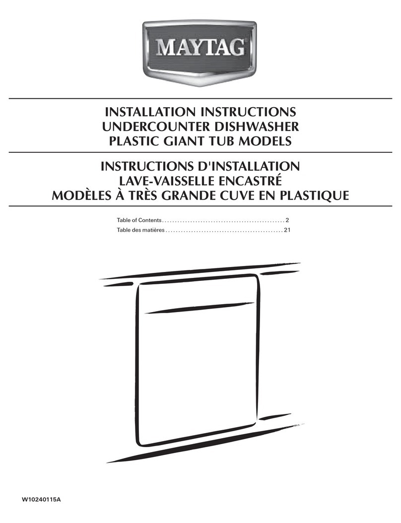 Maytag Jetclean Plus MDB6709AW User manual