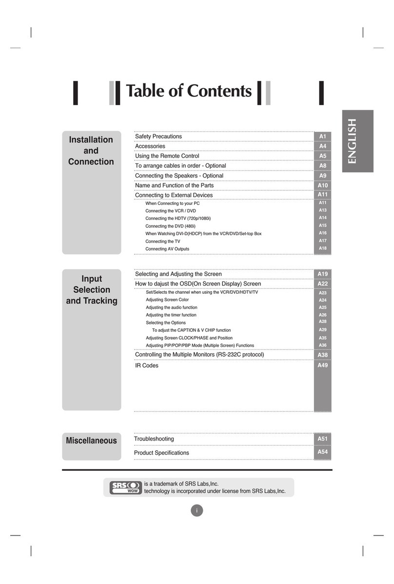 LG Flatron L3200TF User manual