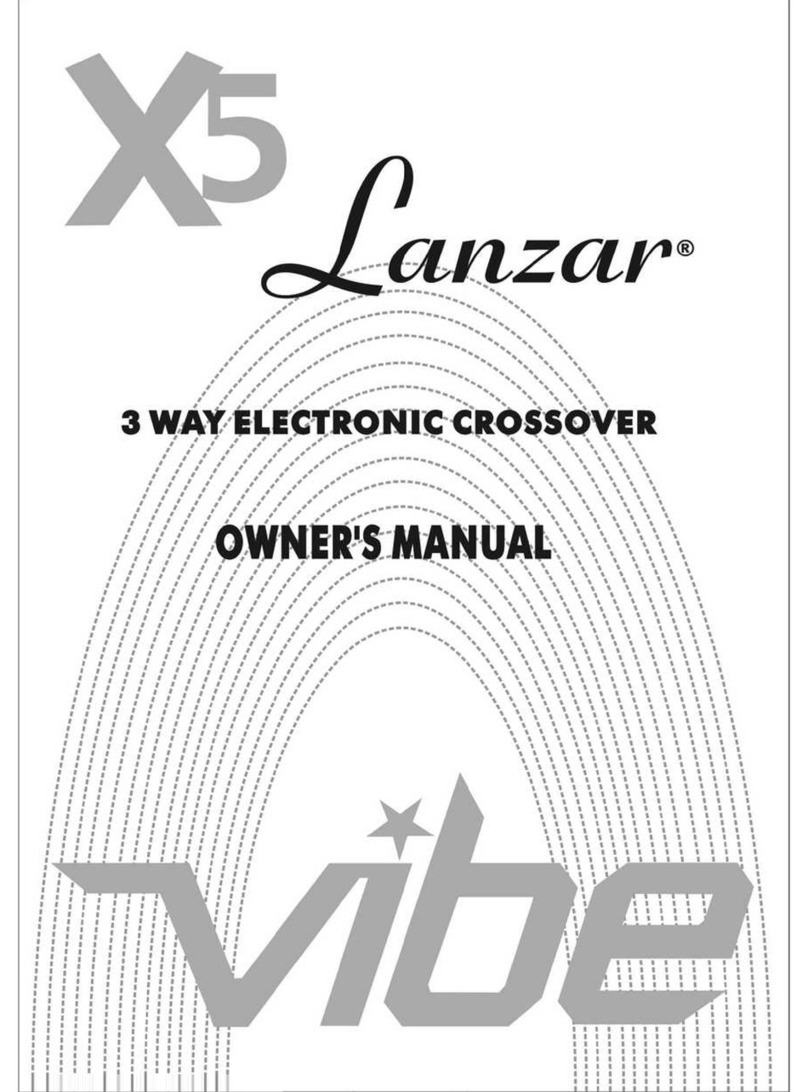 Lanzar VIBEX5 owner's manual