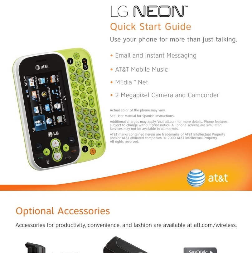 LG Neon User manual