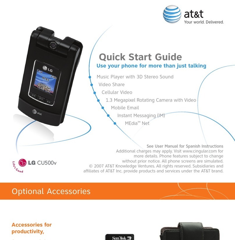 LG CU500v User manual