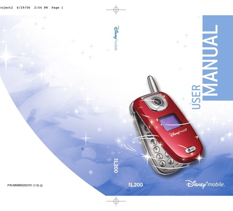 LG Disney mobile DM-L200 User manual