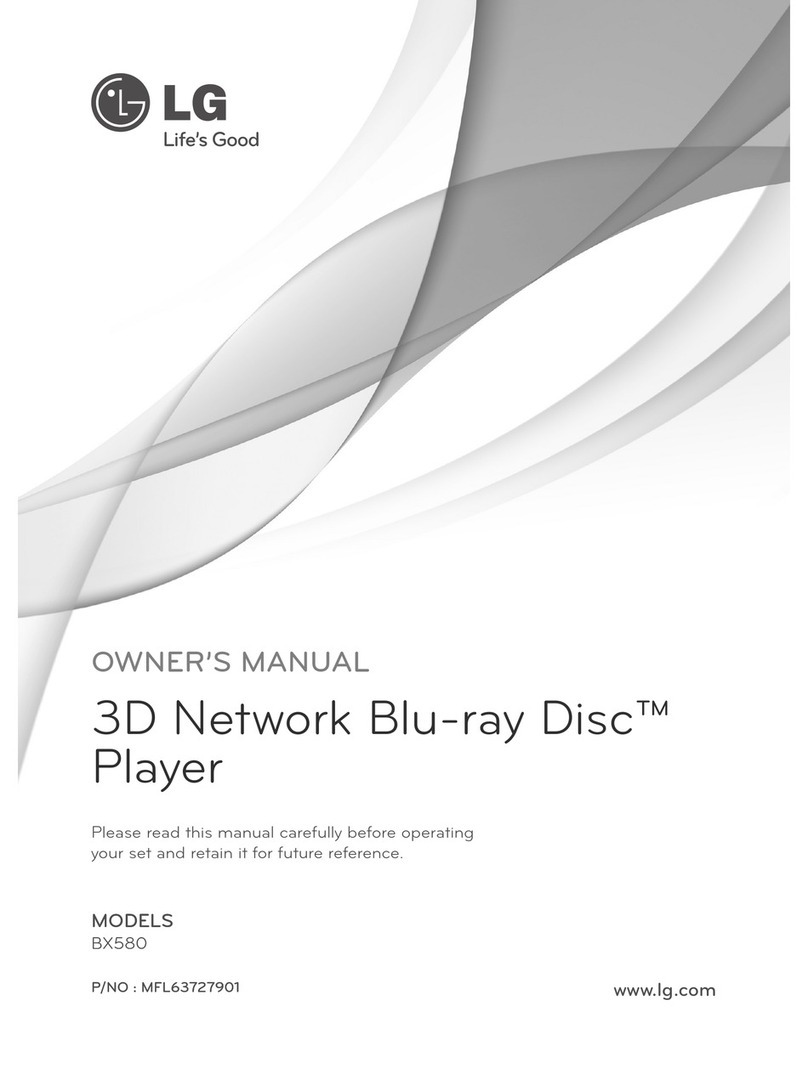 LG BX580 owner's manual