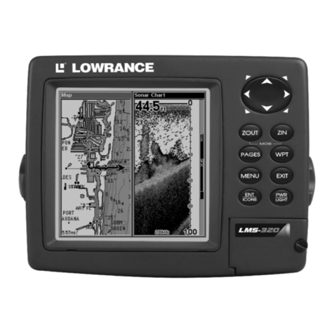 Lowrance LMS-320 Operation instructions