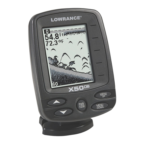 Lowrance X50 DS User manual