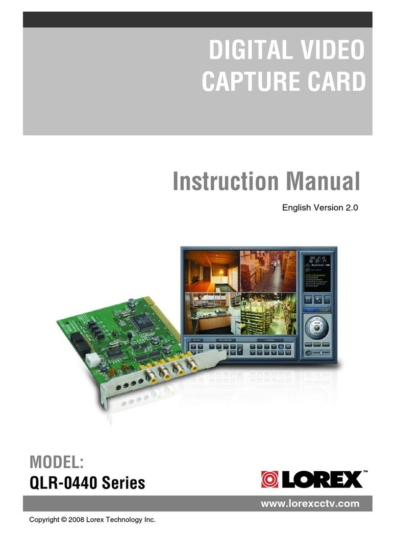 Lorex QLR-0440 Series instruction manual