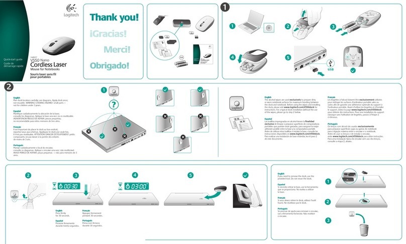 Logitech V550 Nano User manual
