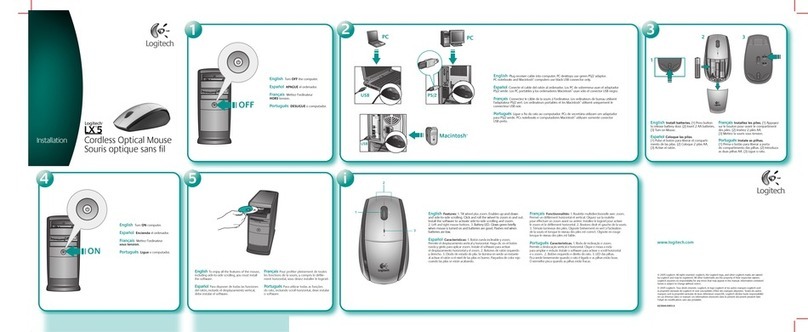 Logitech LX5 User manual