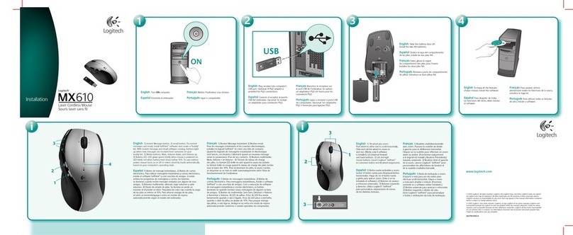 Logitech MX 610 User manual