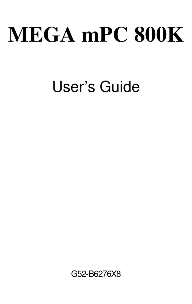 MSI MEGA mPC 800K User manual
