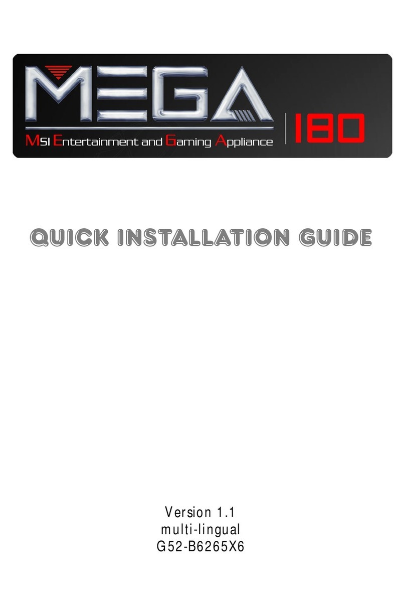 MSI MEGA 180 MS-6265 User manual