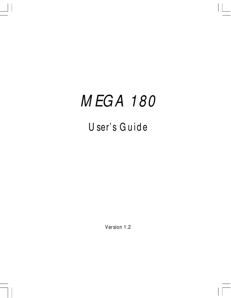 MSI MEGA 180 User manual