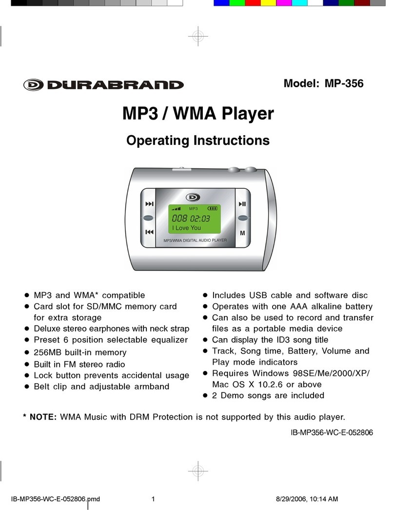 Durabrand MP-356 User manual