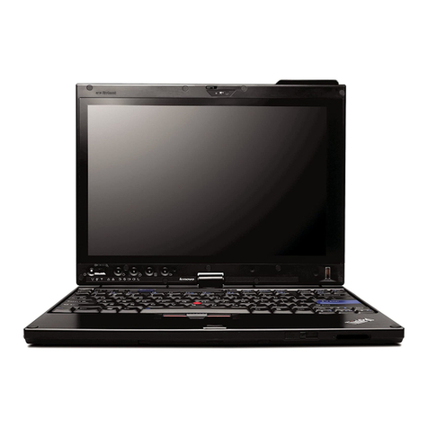 Lenovo ThinkPad X201 Tablet Owner's manual