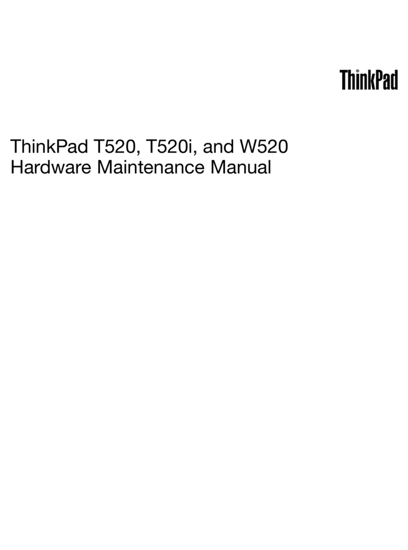 Lenovo ThinkPad W520 4284 Hardware Maintenance Manual