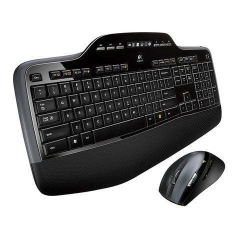Logitech MK700 - Wireless Desktop Keyboard User manual