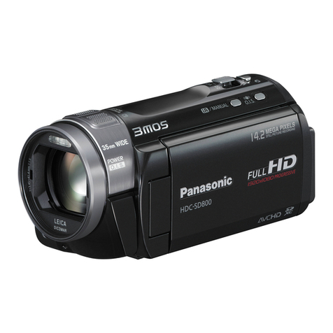 Panasonic HDC-SD800 User manual