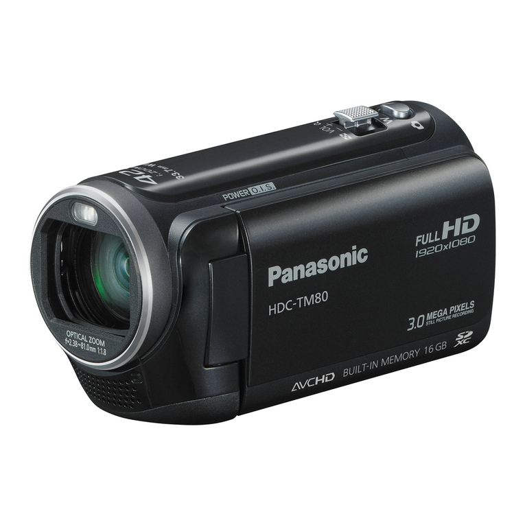 Panasonic HDC-TM80 User manual