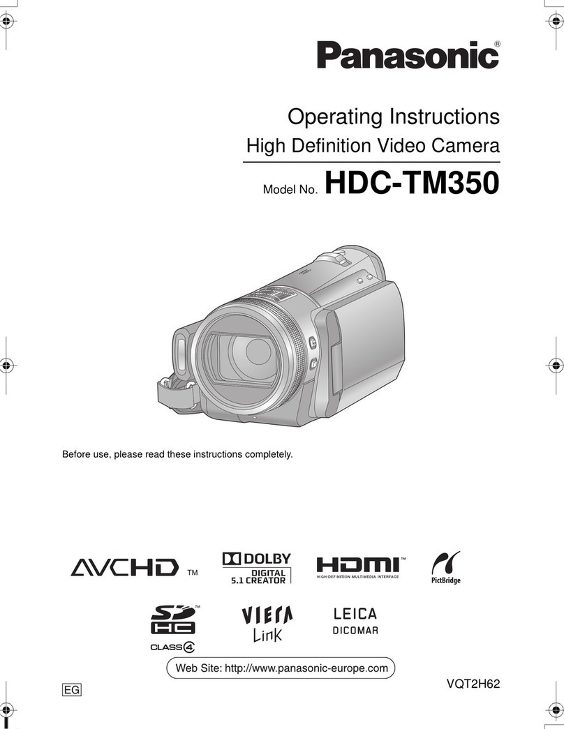 Panasonic HDC-TM350 User manual