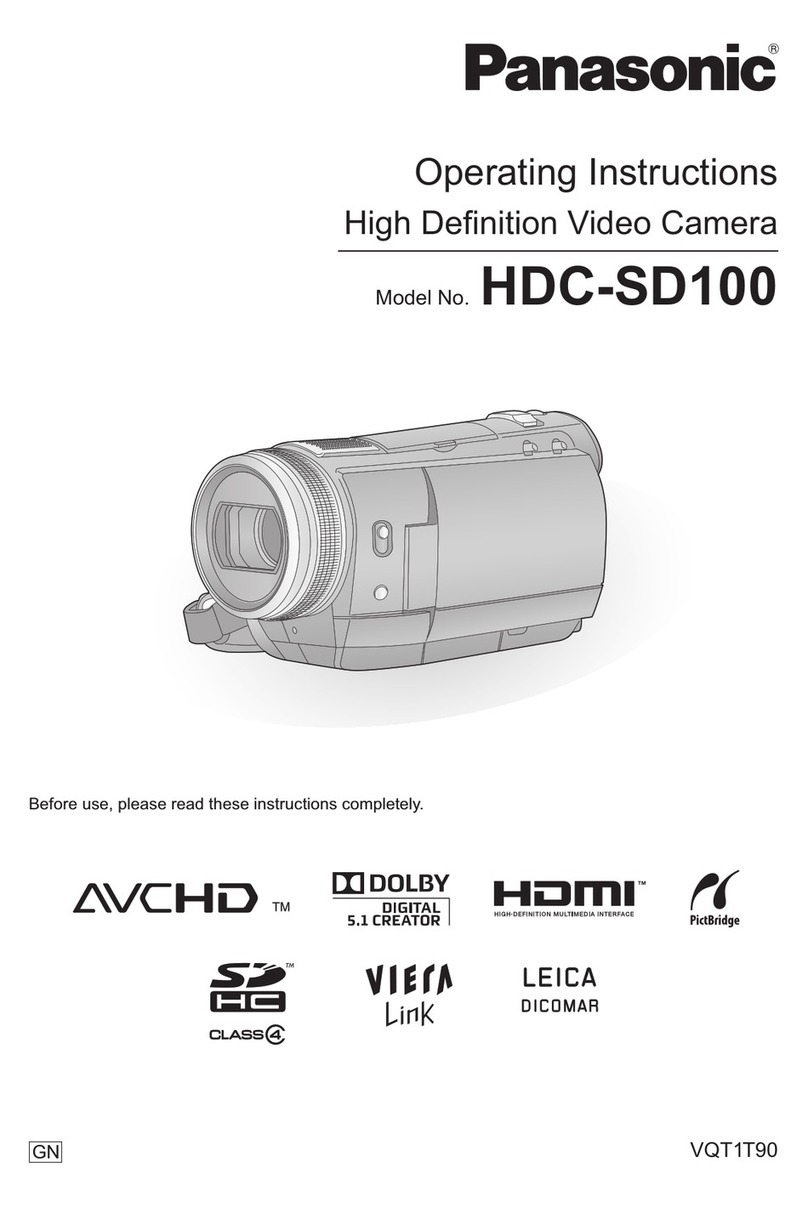 Panasonic HDC-SD100 User manual
