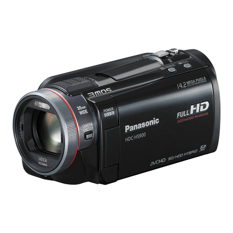Panasonic HDC-HS900 User manual Panasonic HDC-HS900 User manual