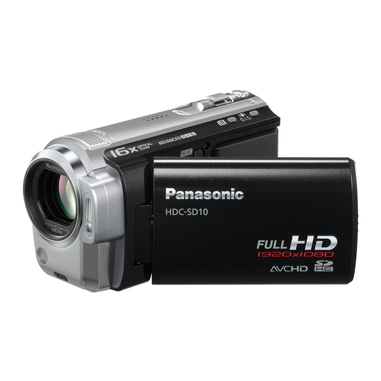 Panasonic HDC-SD10 User manual