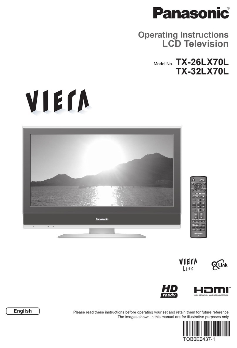 Panasonic TX-26LX70 User manual