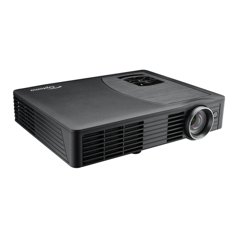 Optoma ML500 User manual Optoma ML500 User manual