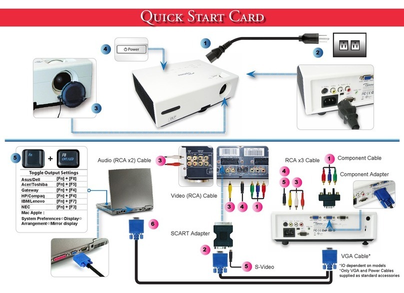 Optoma DS317 Technical manual