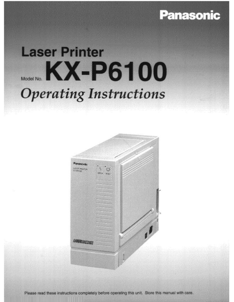 Panasonic Jetwriter KX-P6100 User manual