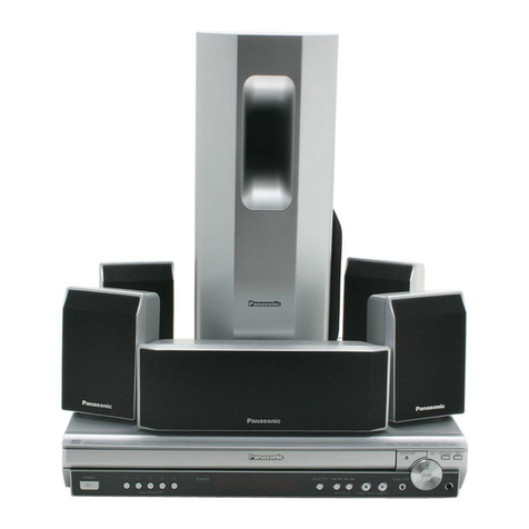 Panasonic SC-PT650 - CD-DVD Home Theater operating instructions