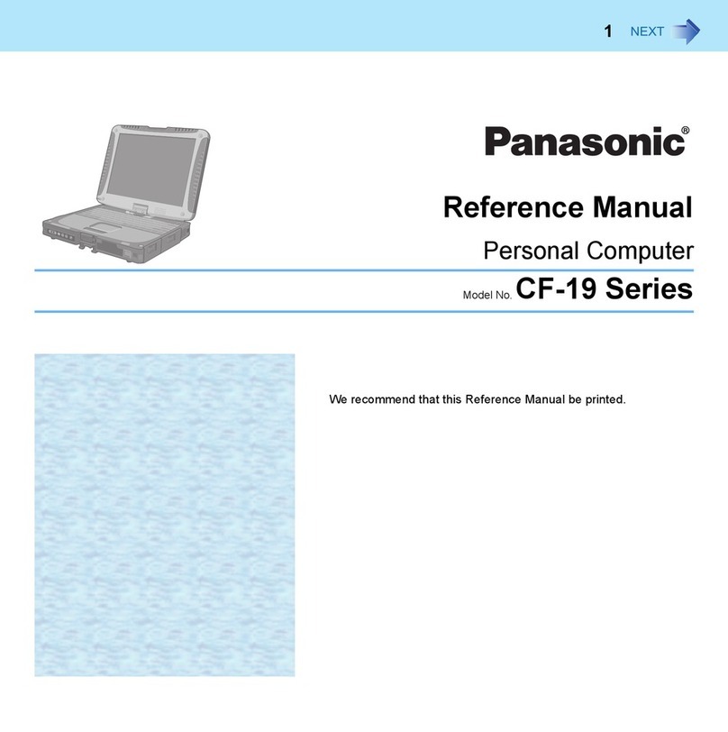 Panasonic Toughbook CF-19PJRFXAM User manual