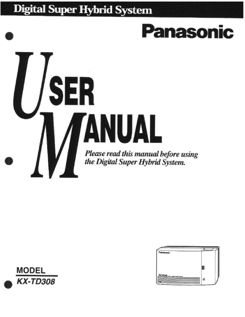 Panasonic KX-TD308 user guide