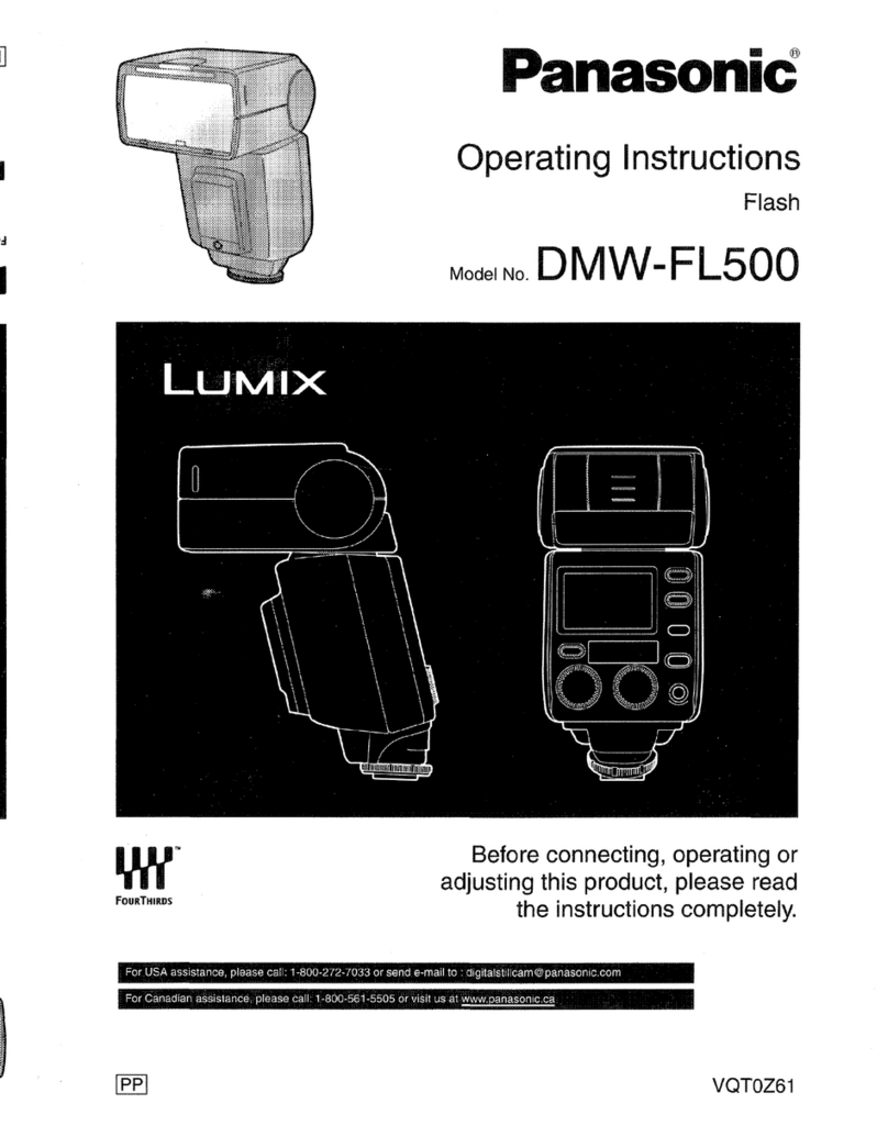 Panasonic FL500 - DMW - Hot-shoe clip-on Flash User manual