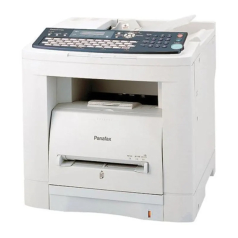 Panasonic Panafax UF-7000 Installation and maintenance instructions