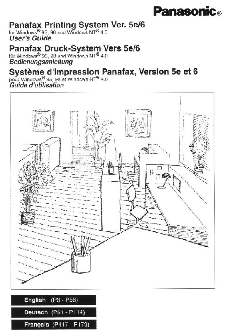 Panasonic UF 890 - Panafax B/W Laser user guide