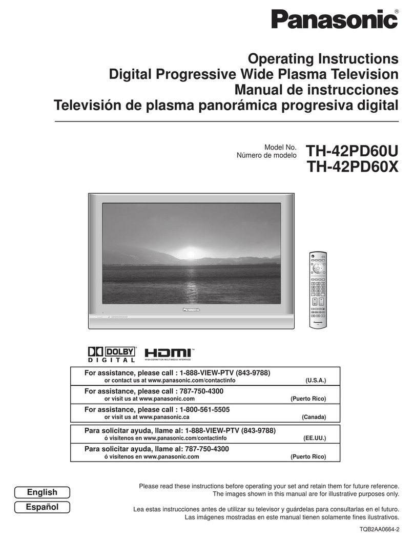 Panasonic Viera TH-42PD60 Instruction Manual